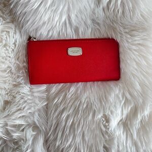 Michael Kors Vibrant Red Wallet